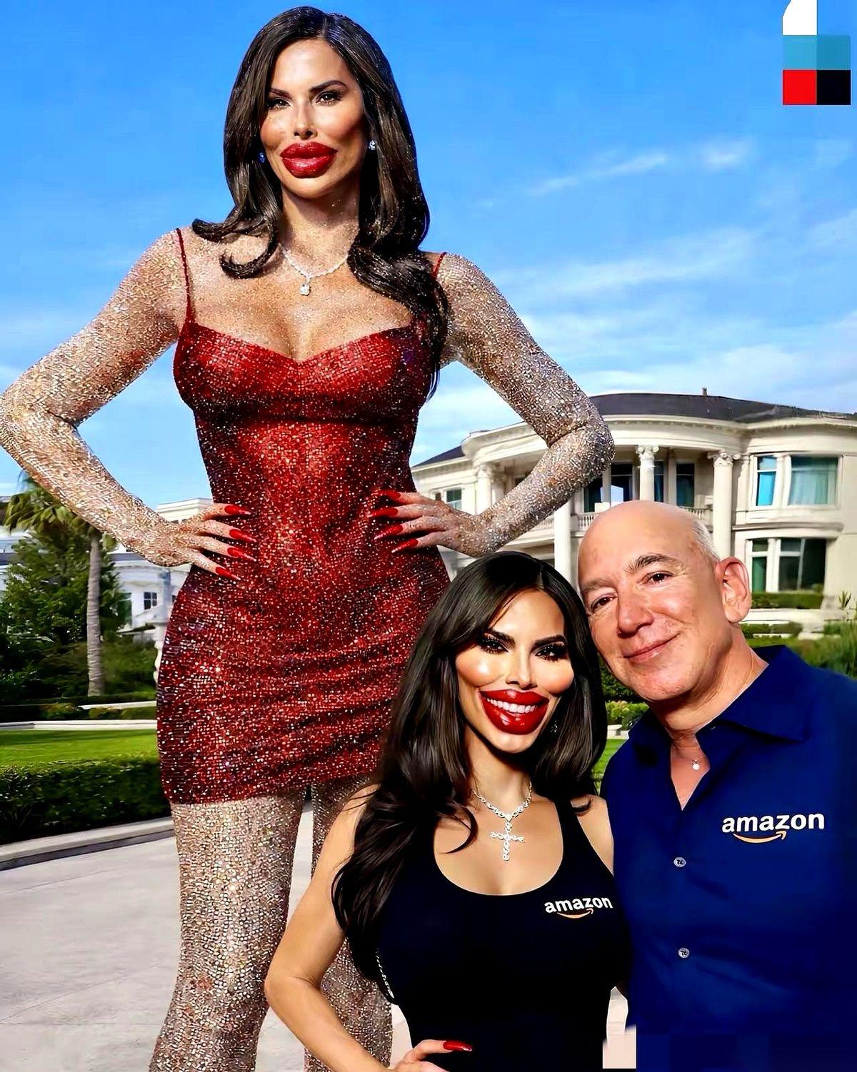 一个男人，花了1亿美元，给他心爱的女人造了个25米高的雕像。
你以为是全身像？不