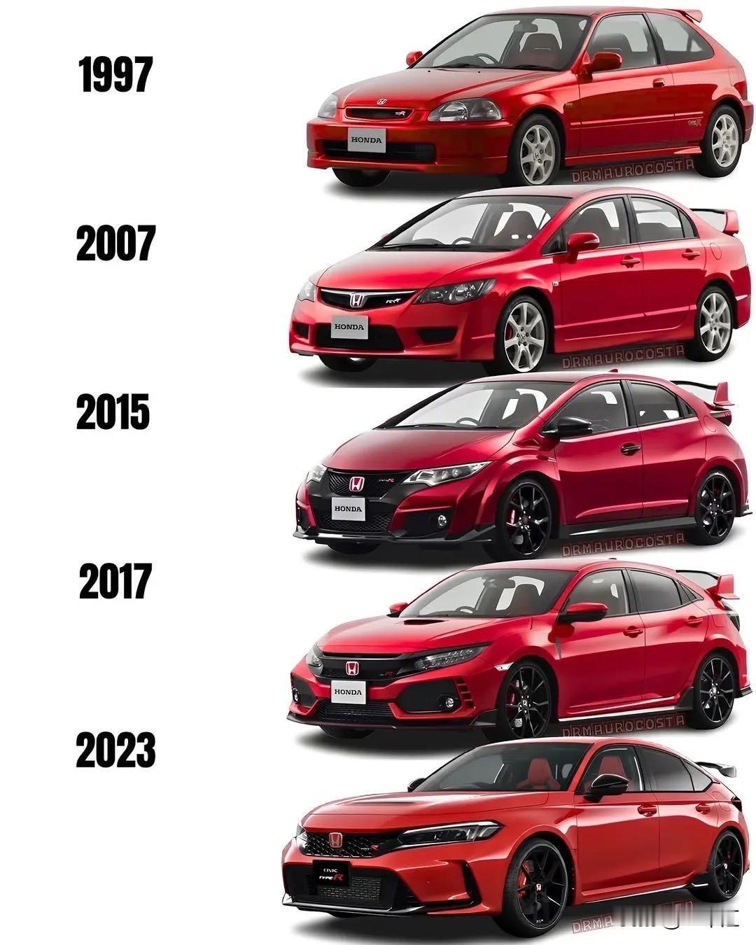 你觉得哪代最经典本田思域 本田思域Type R