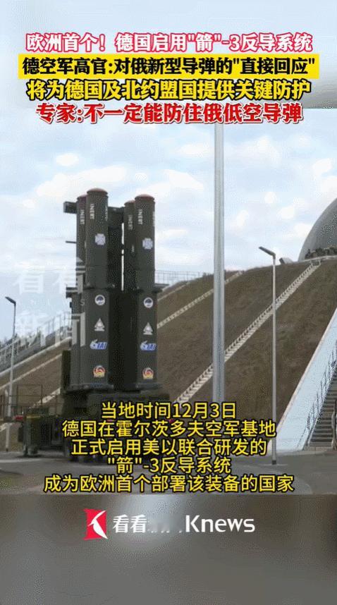2025年12月6日，国际新闻热点追踪：德国把以色列的“箭-3”导弹防御系统部署
