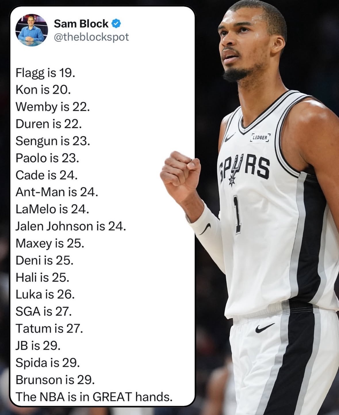 美媒发了一张图，名字叫NBA的未来… 