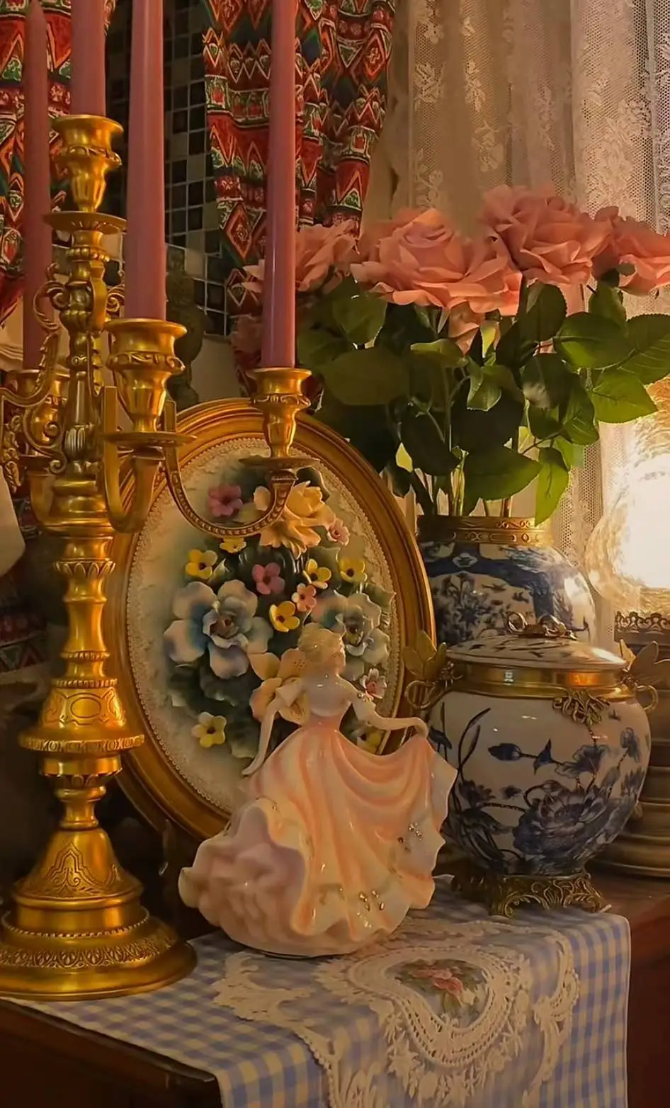 “意大利瓷之花”手绘瓷板画