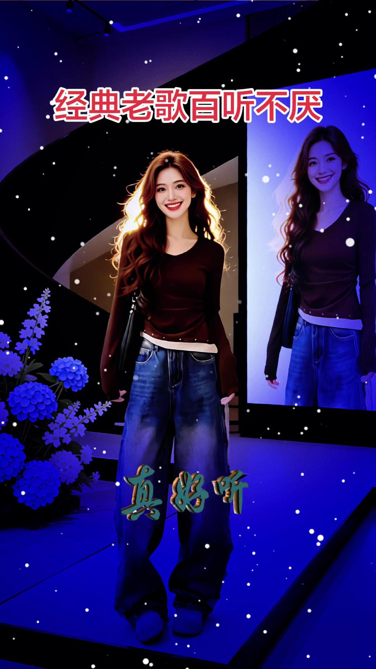 音乐灵感推荐 服装设计 分享穿搭 每日分享 牛仔裤