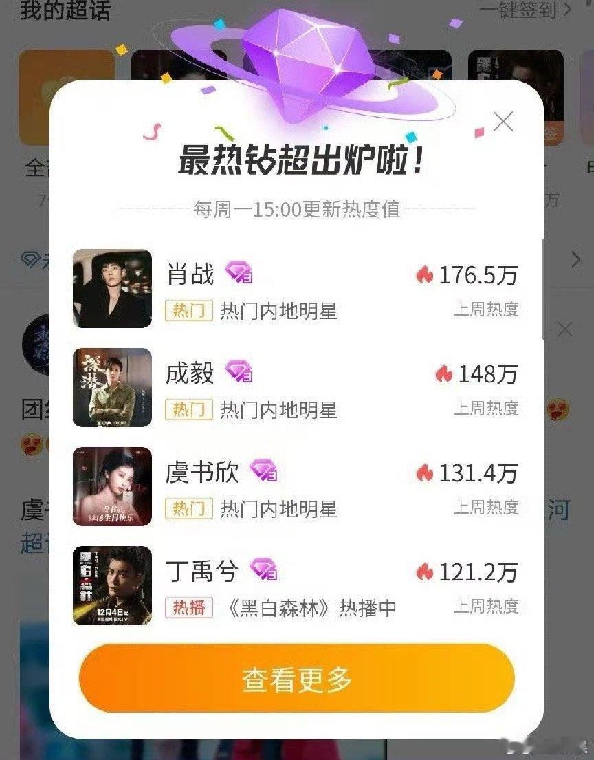 永夜星河连数据都浪漫 广子时长:1314s热播期云合集均:4131W虞书欣上周钻