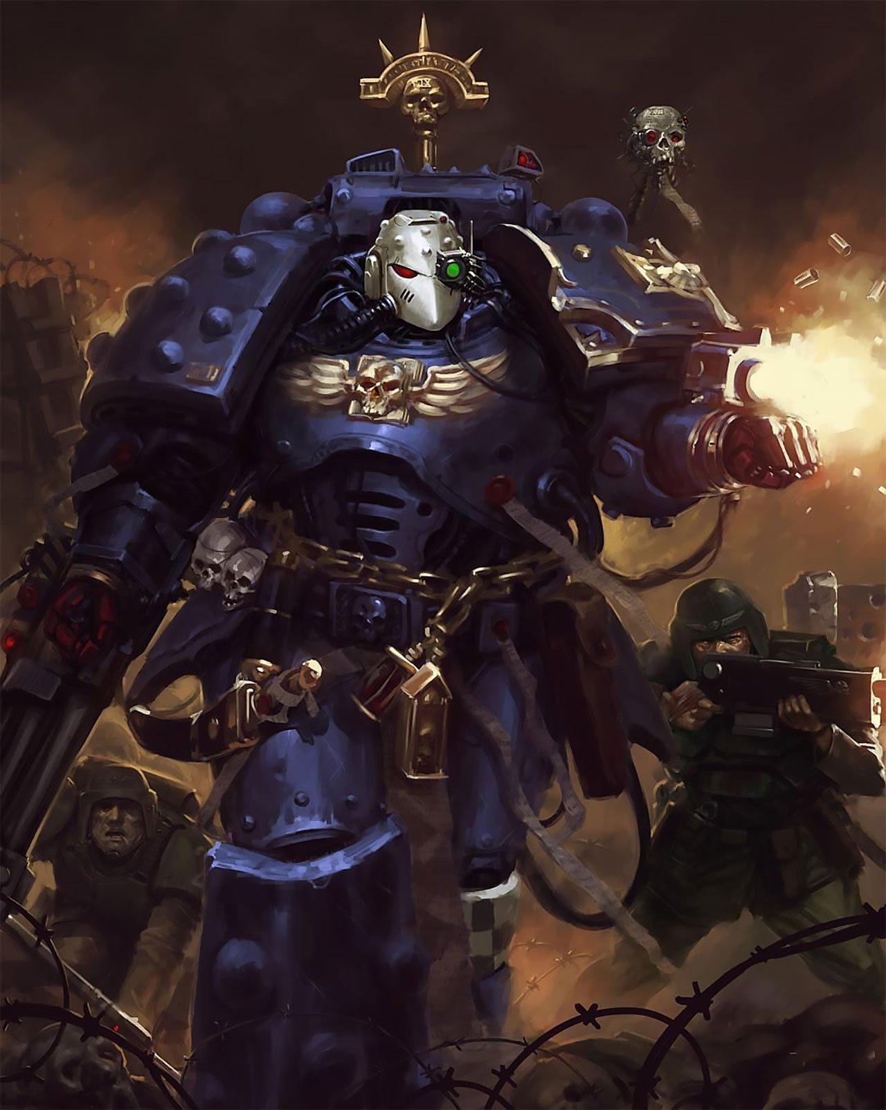 战锤40k 猩红之拳by SalvaTrakalART 