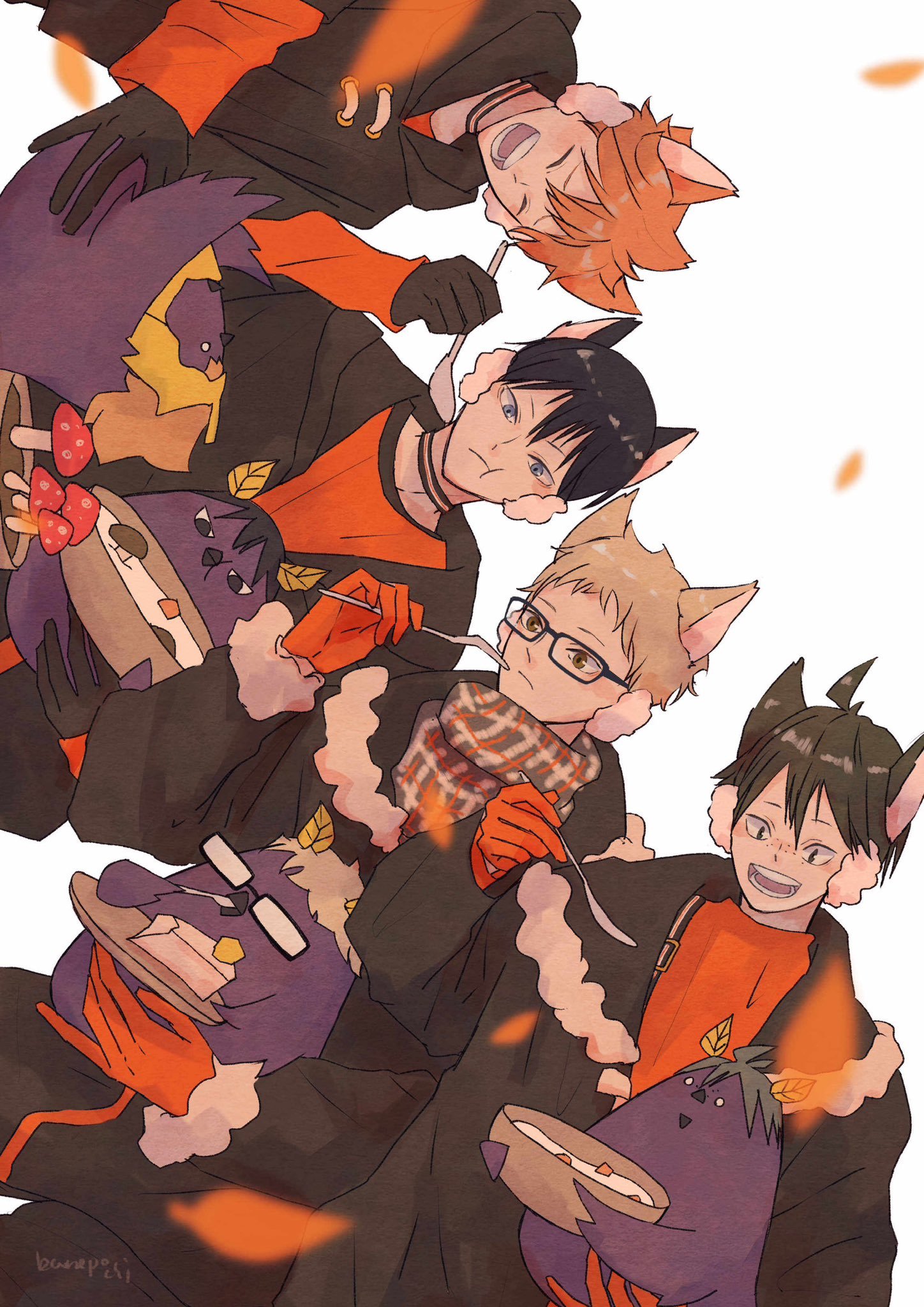 #排球少年[超话]##排球少年# 享受美食 ​​​