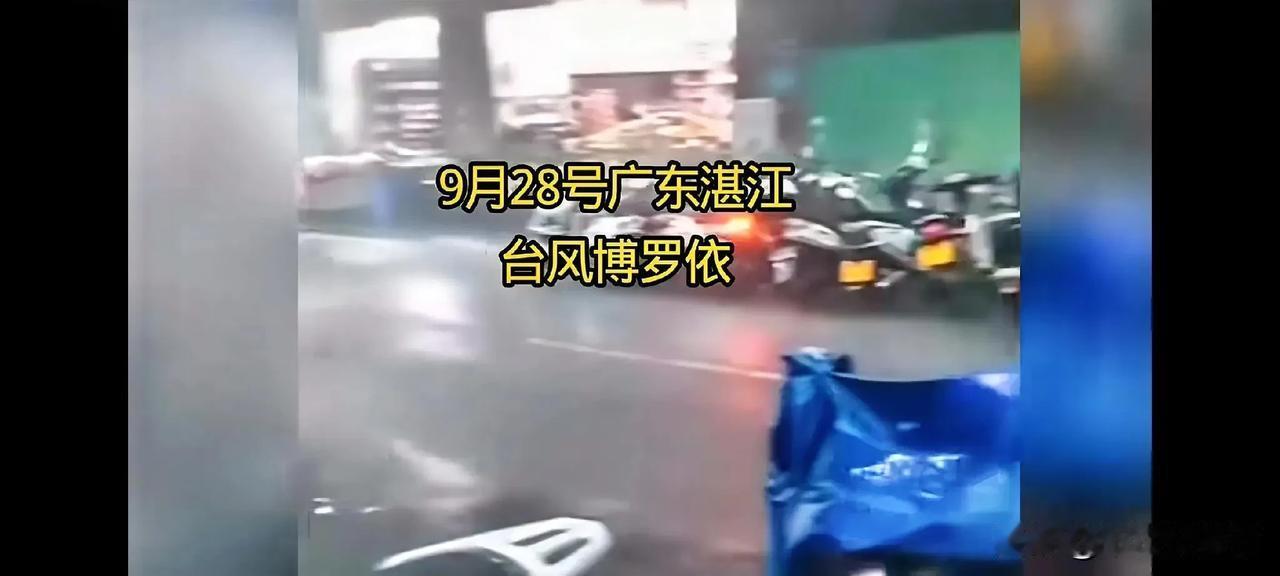 湛江遭台风