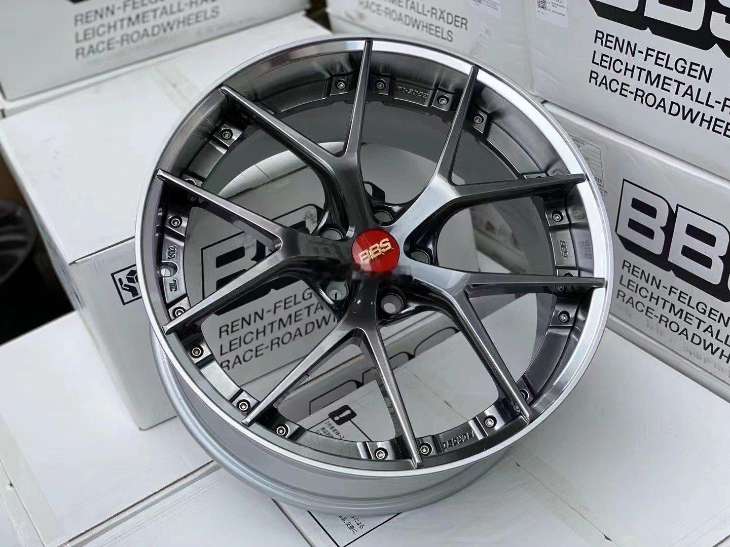 日本进口 BBS RIS DB-SLD 20寸 9J ET34 5×112全新现