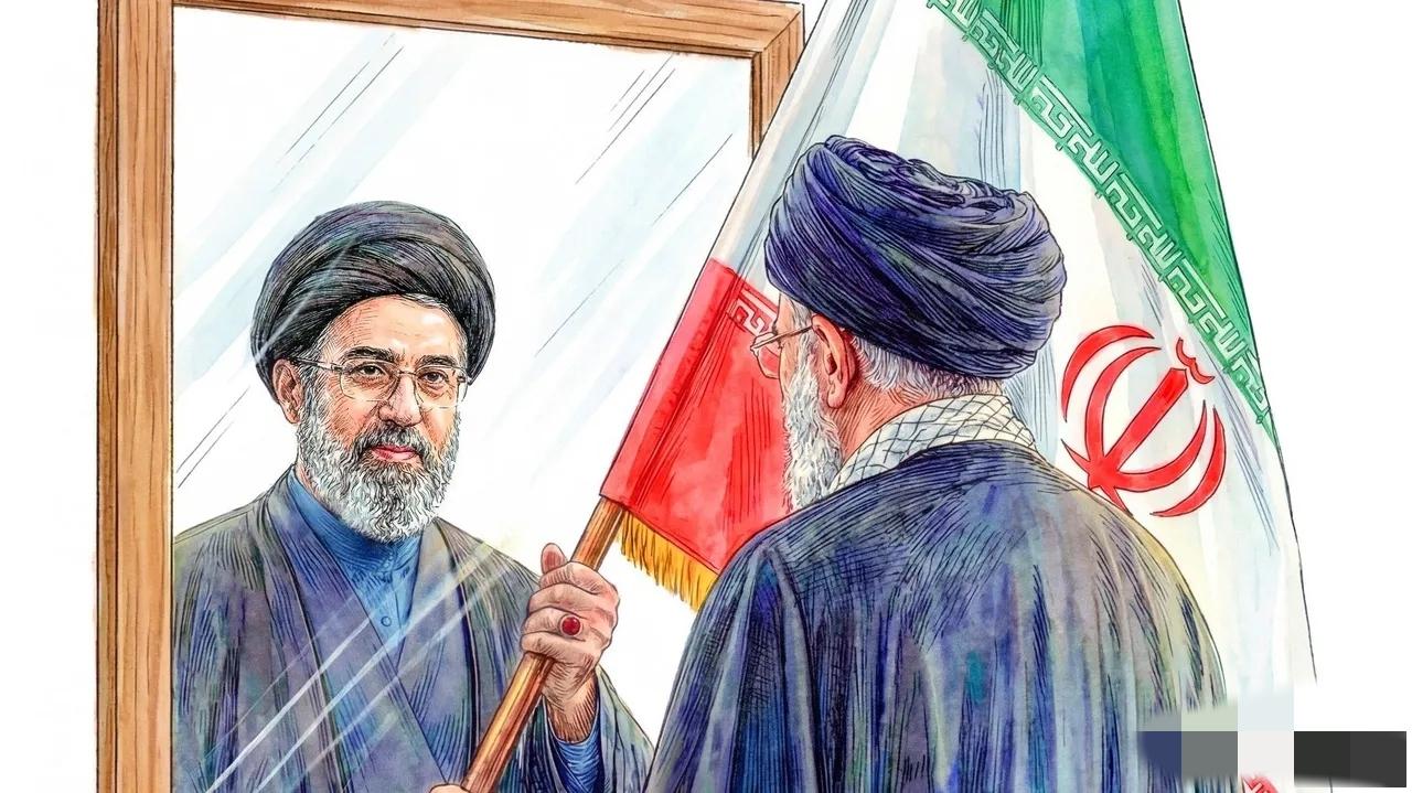 伊朗最高国家安全委员会秘书拉里贾尼今天发文谈伊朗新当选最高领袖穆杰塔夫：“阿亚图