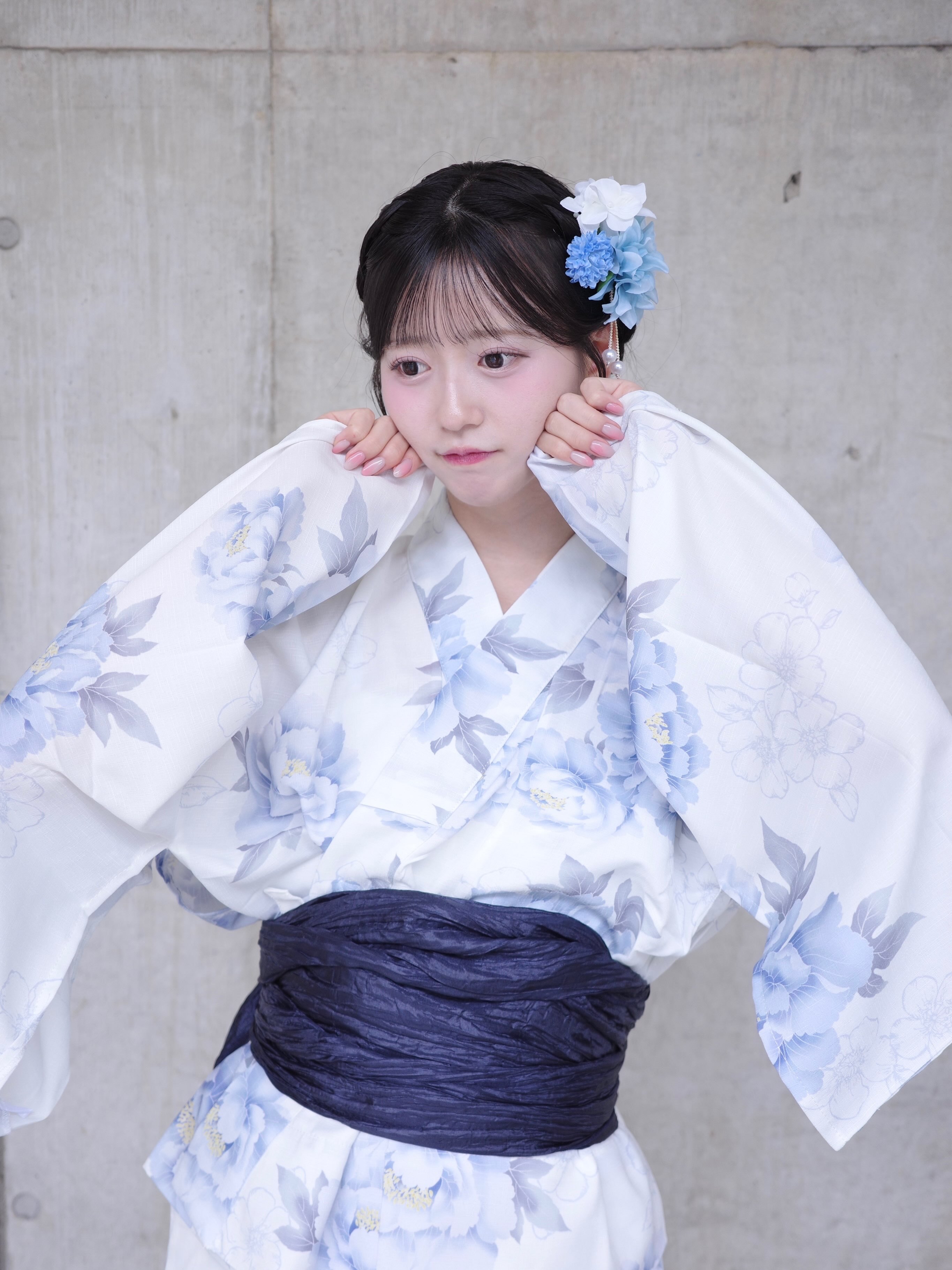 【图片】AKB48八木爱月 浴衣は好きish〜？🎐🩵 