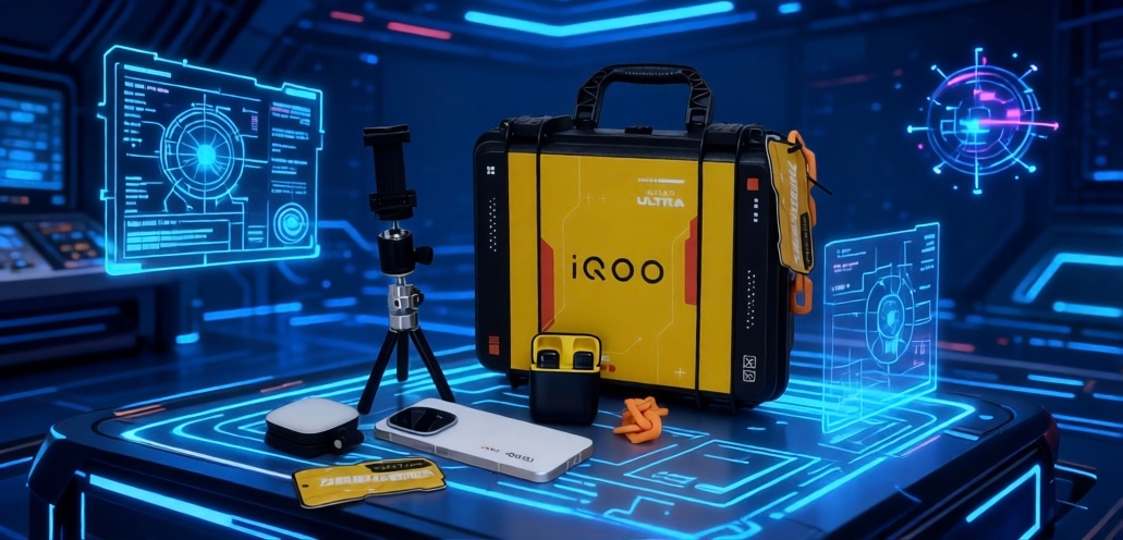 iQOO 15 Ultra邀请函，很实用，配上这手机可以说自媒体和游戏玩家大全套