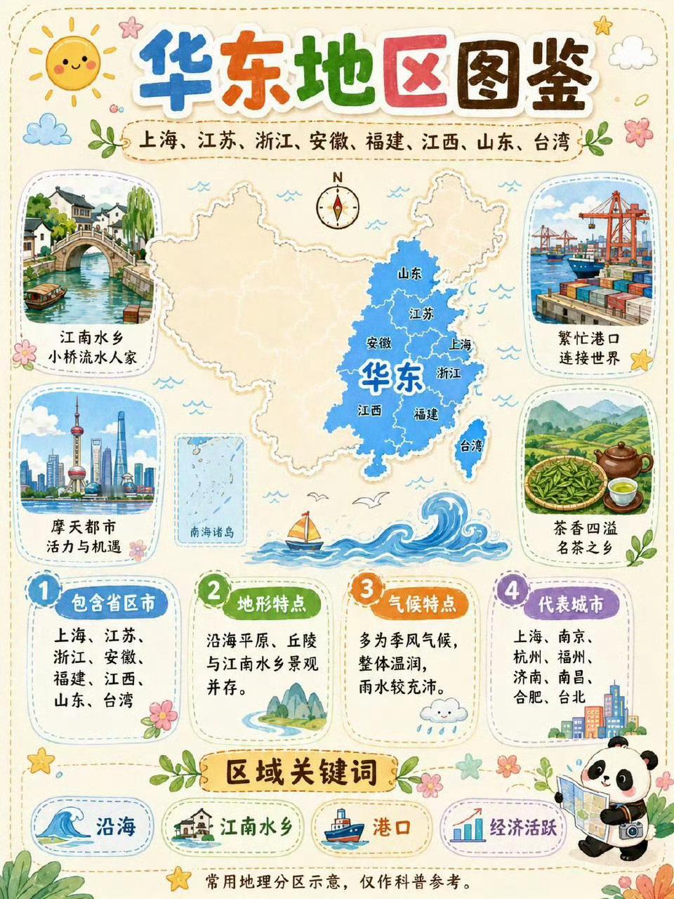 中国七大地理区域，一张图讲明白。  洛阳·洛阳白云山景区