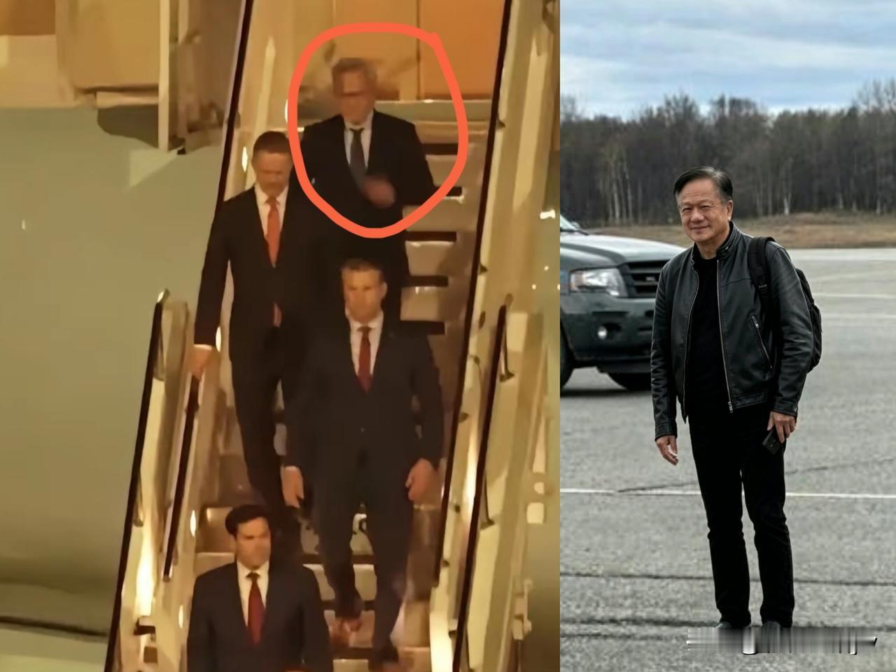 已证实！

马斯克说：只有我和老黄坐的空军一号。

以为老黄是加塞，原来是顶流！
