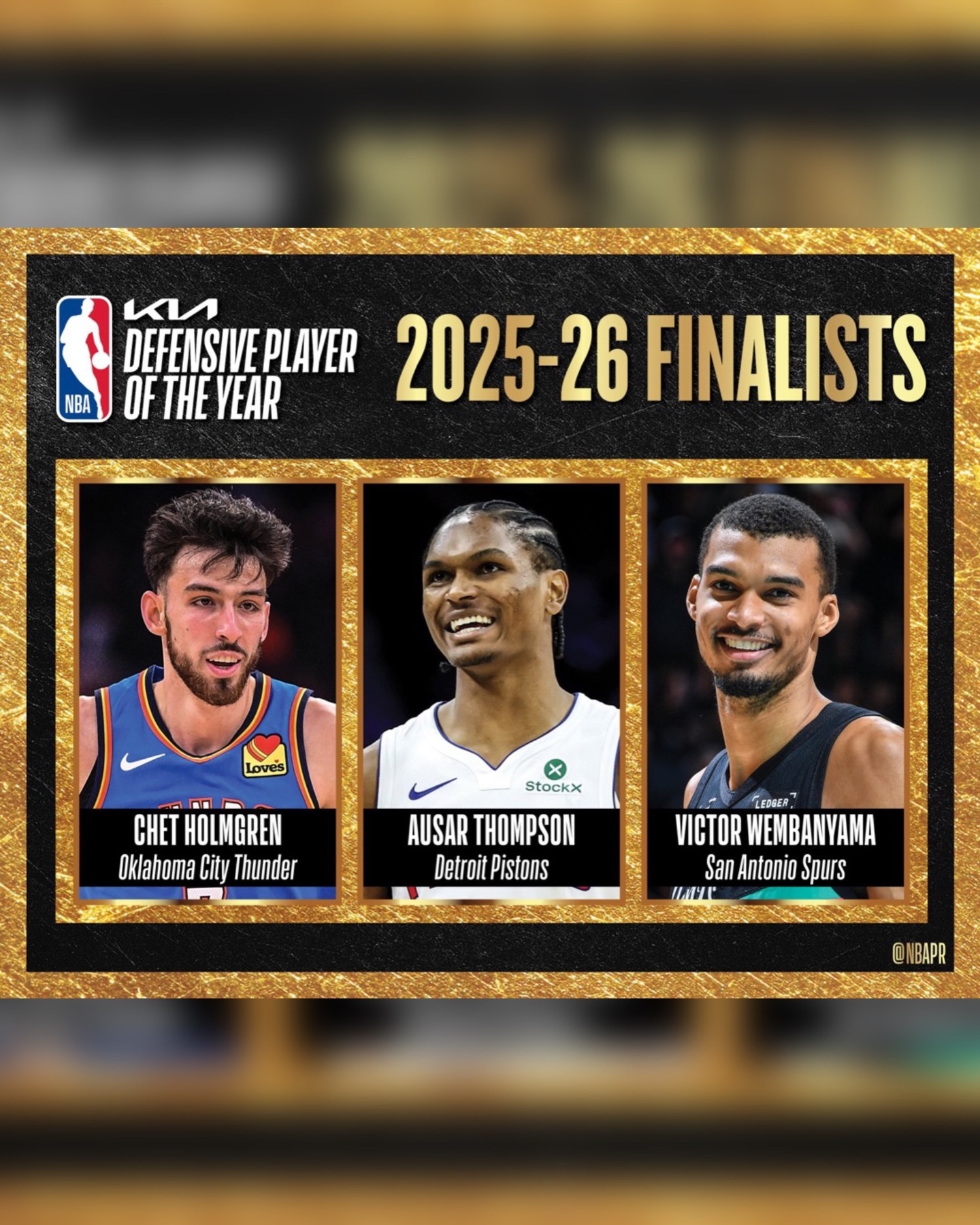 常规赛各奖项最终候选出炉NBA