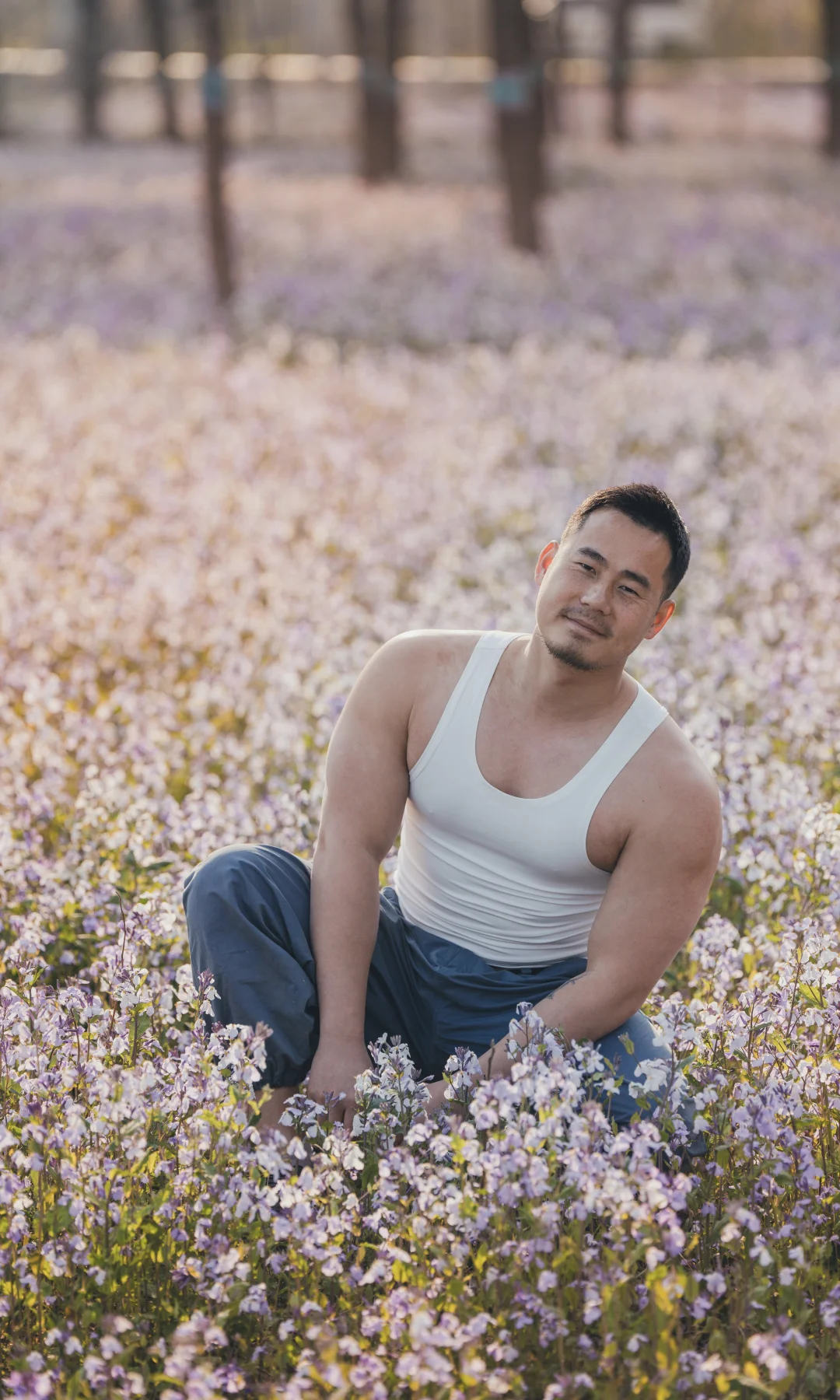 是粉紫色的春天啊！