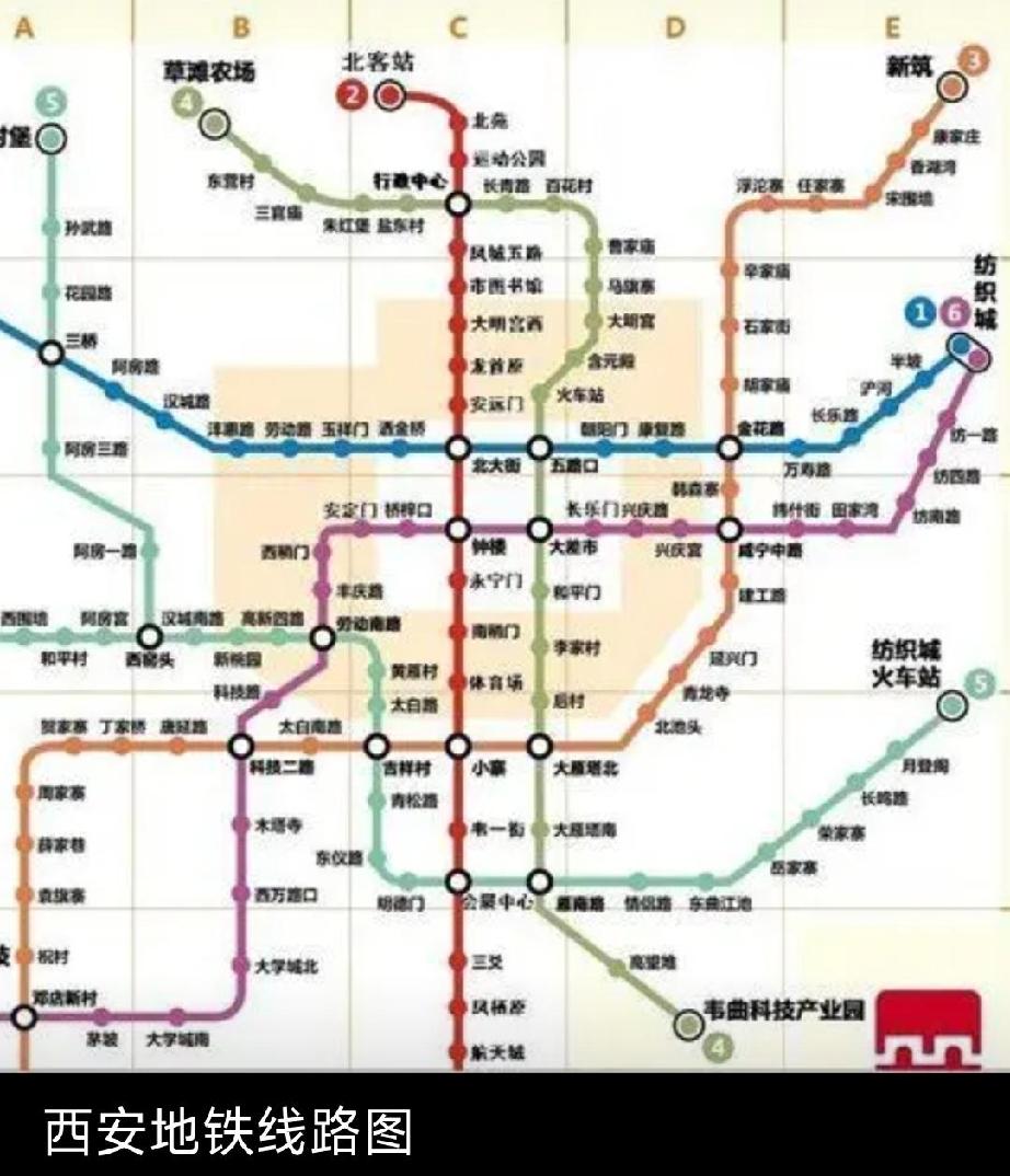 西安市最长的公交专线线路，环山1号线，全长101.3公里，票价因距离长短而定，在