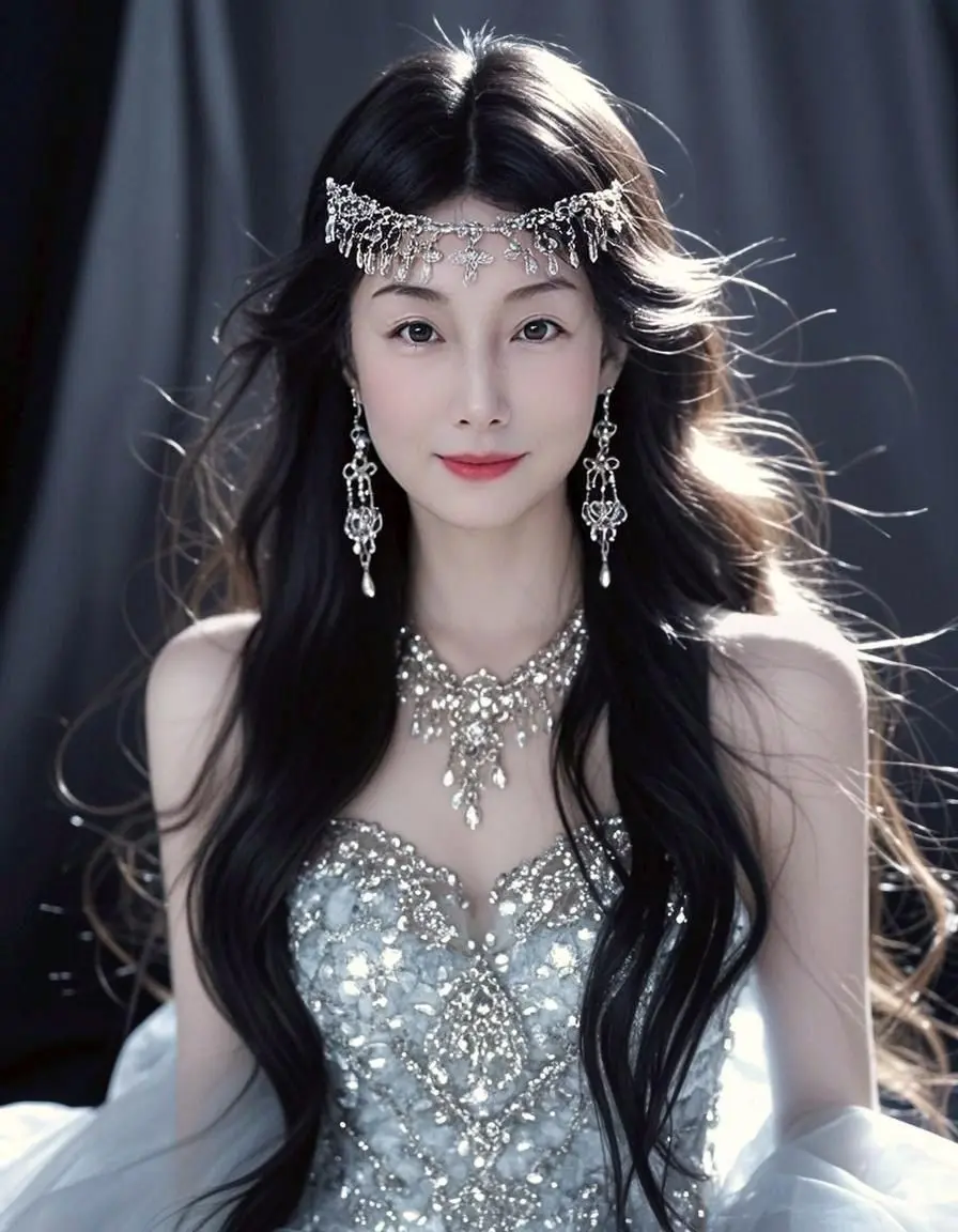 AI大漠银饰美人 甜美写真 ࿆甜࿆美࿆女࿆孩࿆