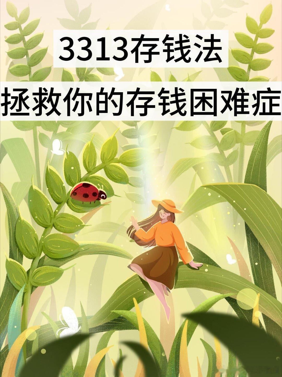 3313存钱法让打工人不再月光不用刻意压缩日常快乐支出，奶茶聚餐短途小出游都能安