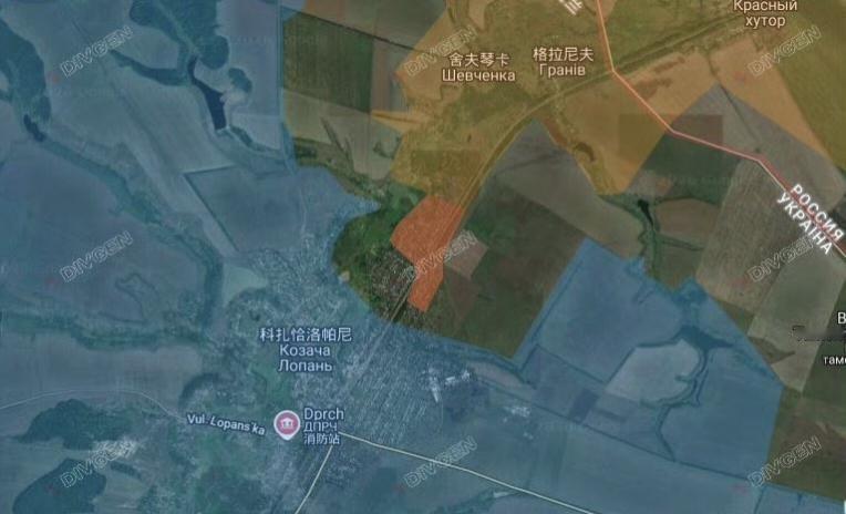 俄军北方集群在乌克兰哈尔科夫州北部攻入科扎恰洛帕尼之后进展很快，一天时间就快推到