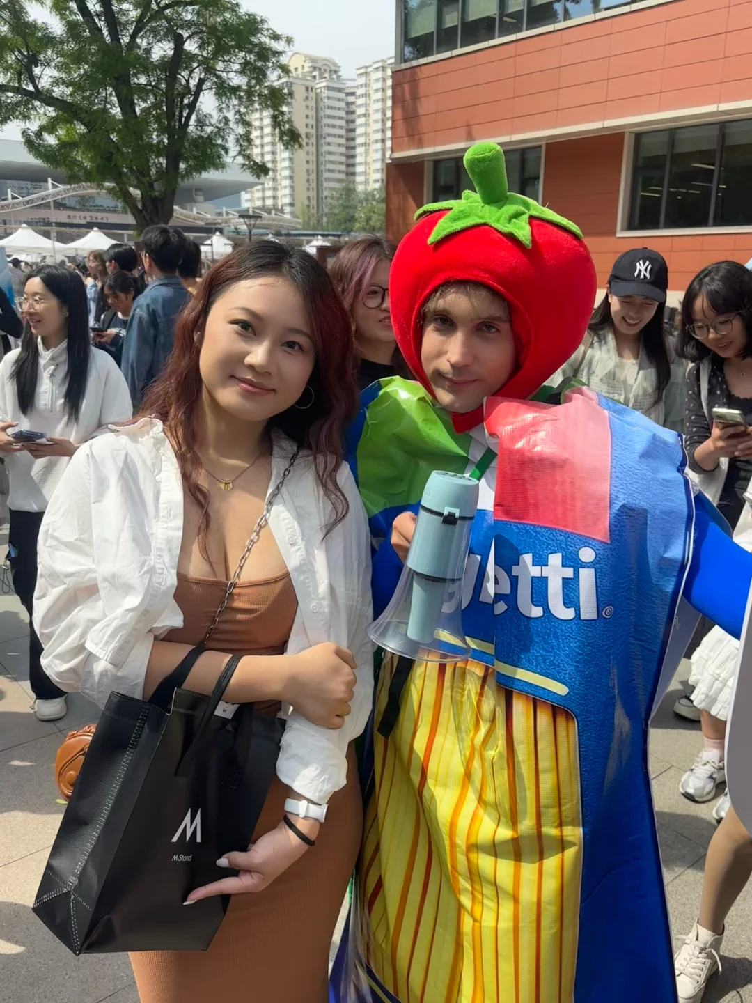 北京语言大学的“意面精”也太搞笑了哈哈哈！
