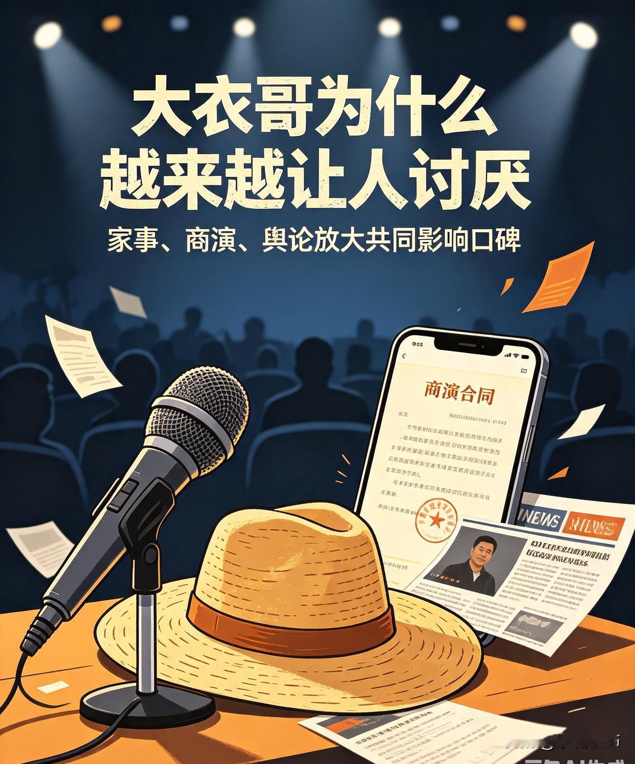 大衣哥口碑下滑，是多重因素叠加的结果。大众最初喜欢他，是看重朴实的草根人设。走红