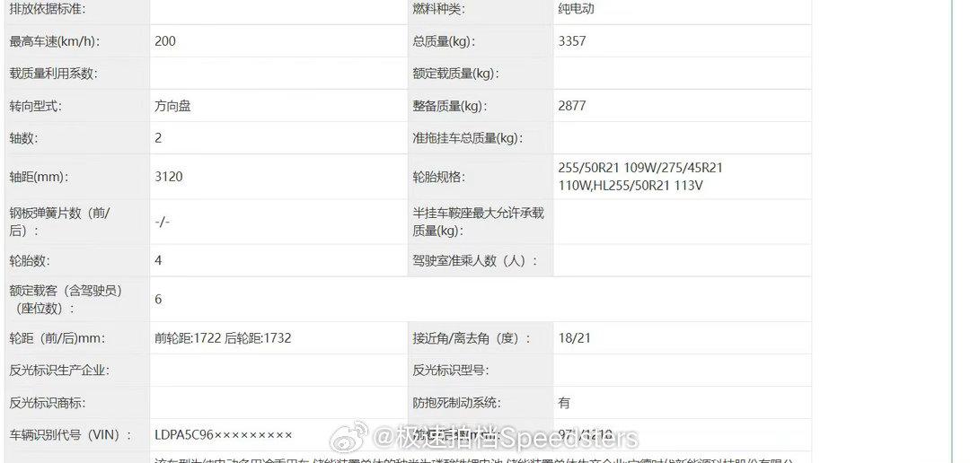 奕境 x9 纯电版在工信部公示了，车身外观跟先前发布的增程版基本一致，有后驱和四