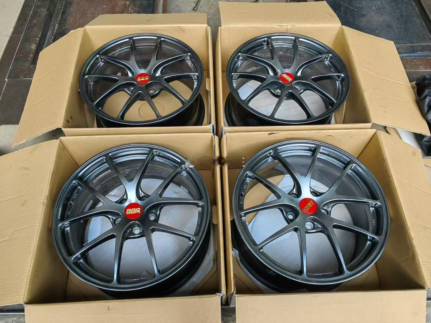 心情件 BBS RI-A 单片锻造 18X8.5J ET45 5X112 DB 