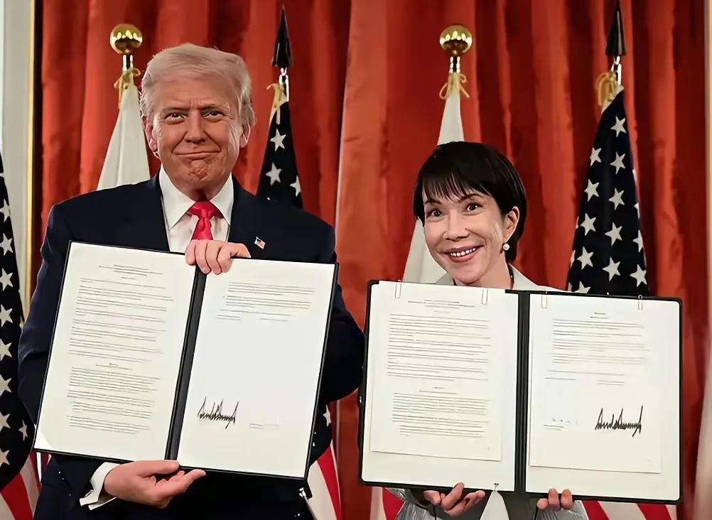 这生意真的嘎嘎脆！日本答应5000亿美元投资，外加上80亿美元购买大豆。

加上