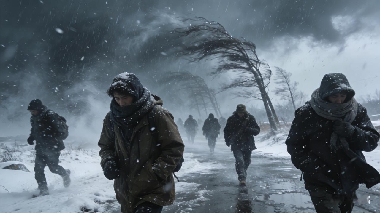 暴雪、寒潮、大风蓝色预警同时拉响！不少地方气温要降超10℃，这份防御指南赶紧存好