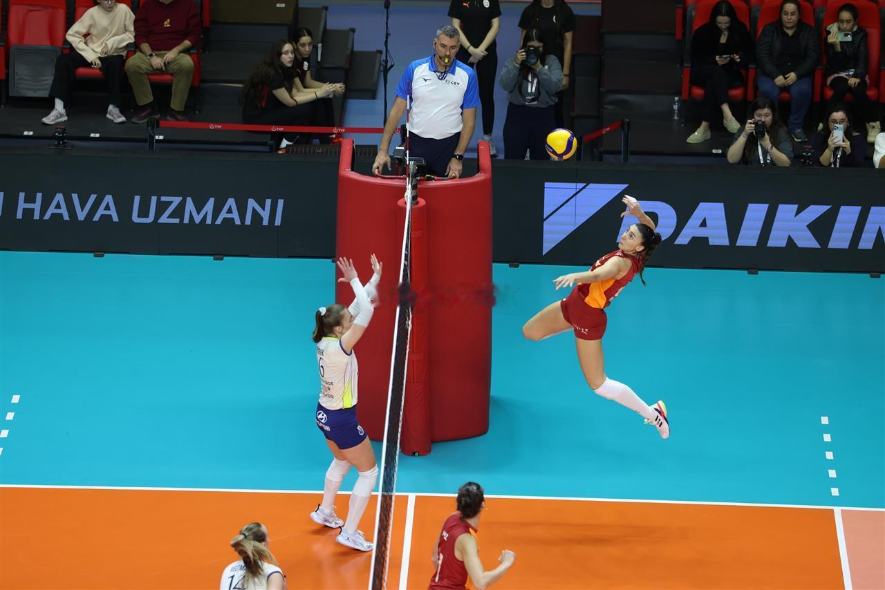 【技术统计】2025-2026欧洲女排联盟杯1/16决赛第二回合土耳其加拉塔萨雷