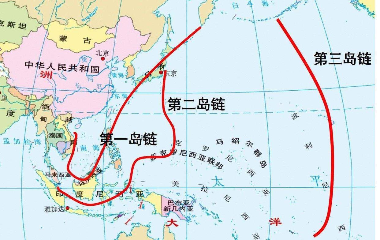 中国在第二岛链内具备显著的军事优势‌，尤其在反介入/区域拒止（A2/AD）能力方