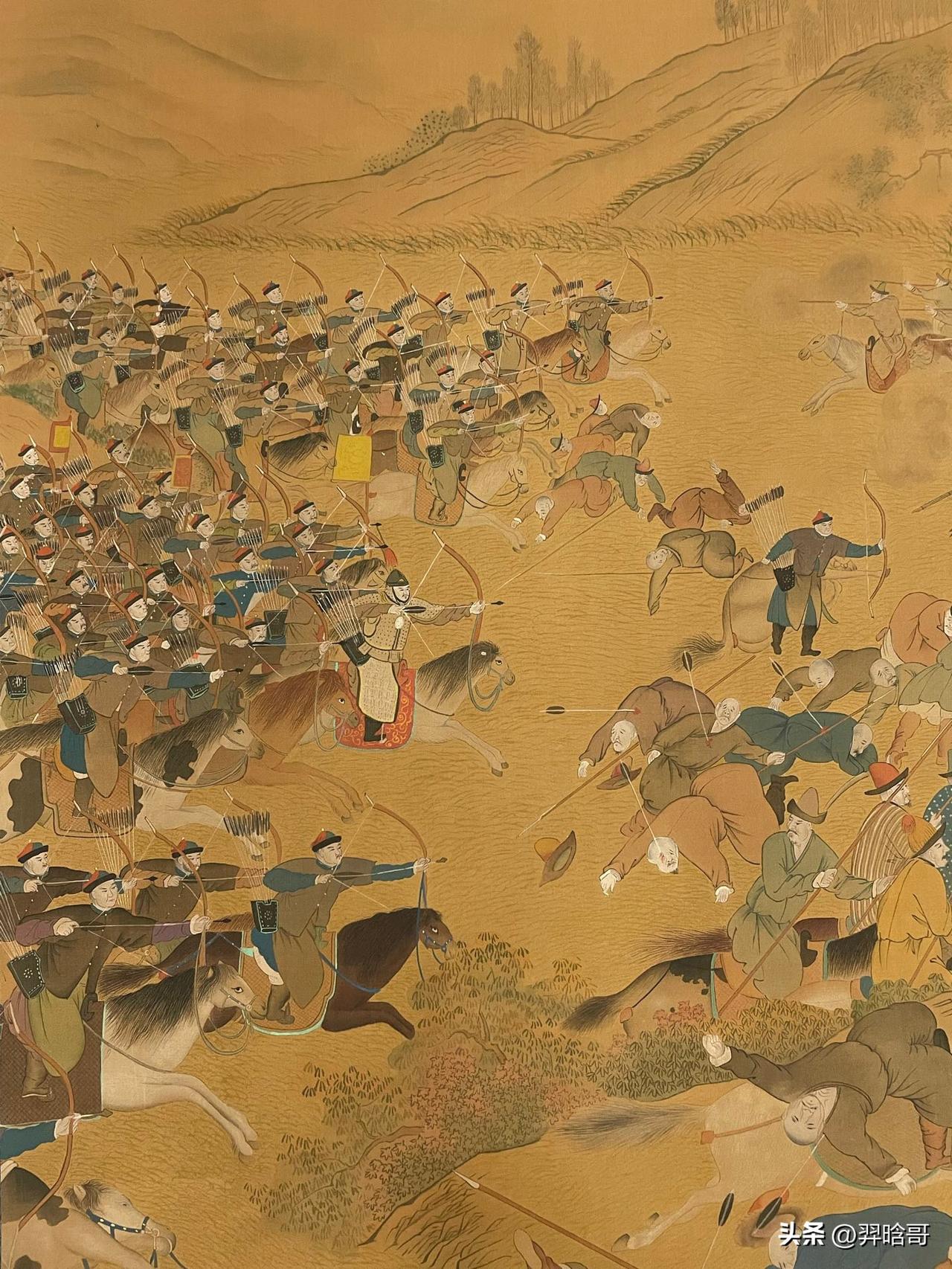 准噶尔是蒙古最后崛起的希望，连沙俄都不能轻视的军事强国，在大清三代皇帝的攻阀下，