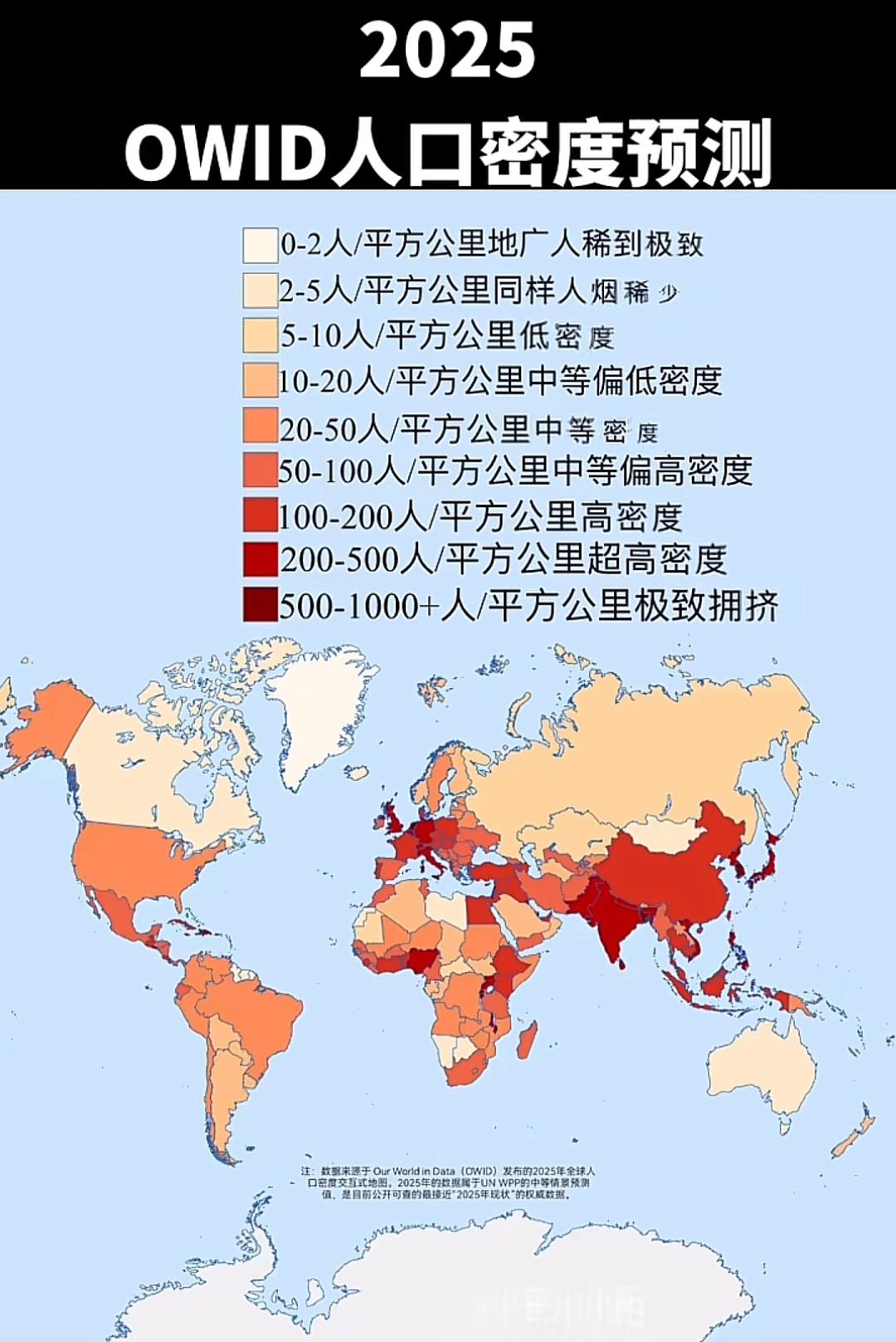 我国平均人口密度约153人/平方公里，处于高密度区间，[心]相较俄、澳等低密度大