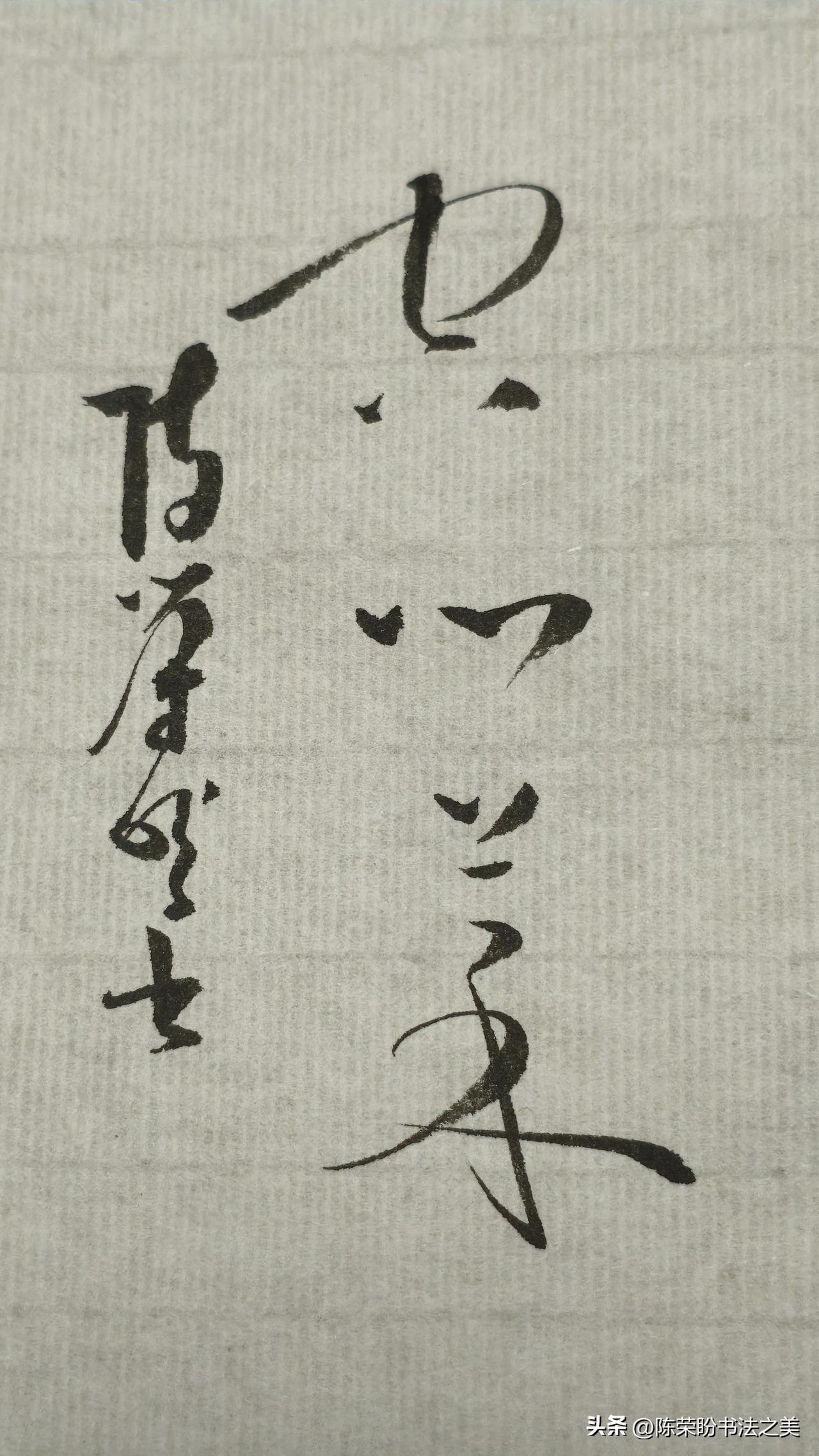 草书精品展示：空心菜