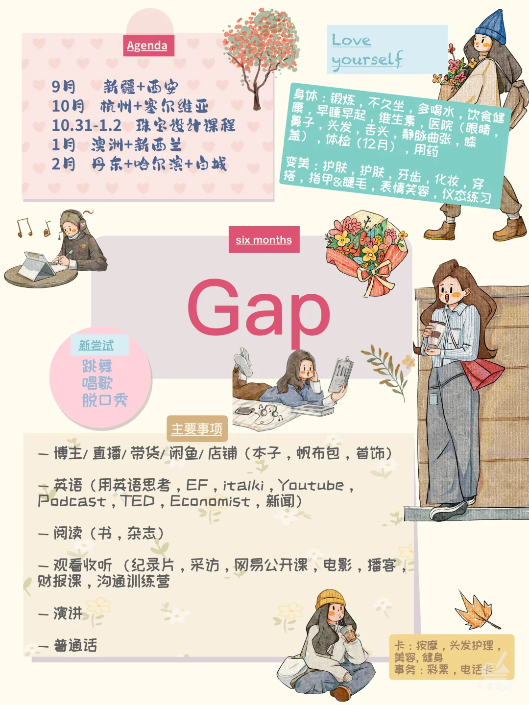 人生不过几十年，gap半年怎么了
