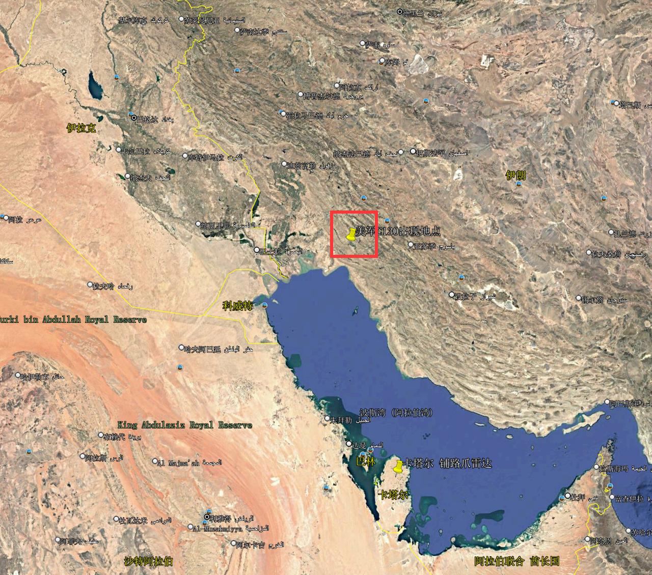 伊朗萨布林新闻称：“特别消息来源：美国敌人在两个地区展开对坠机飞行员的搜索行动”