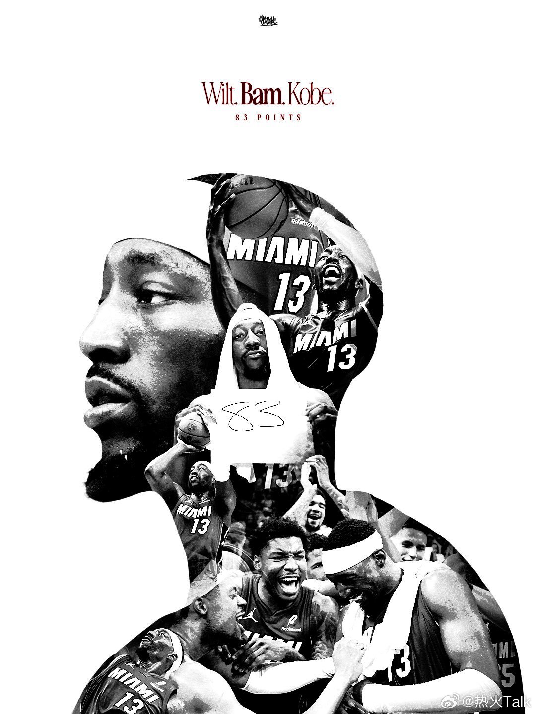 不管别人怎么议论，阿德巴约的83分，已经写进NBA的纪录簿。很多年以后，人们翻到