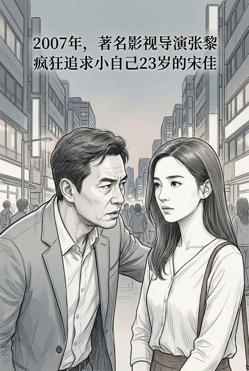 2007年，著名影视导演张黎，疯狂追求小。自己23岁的宋