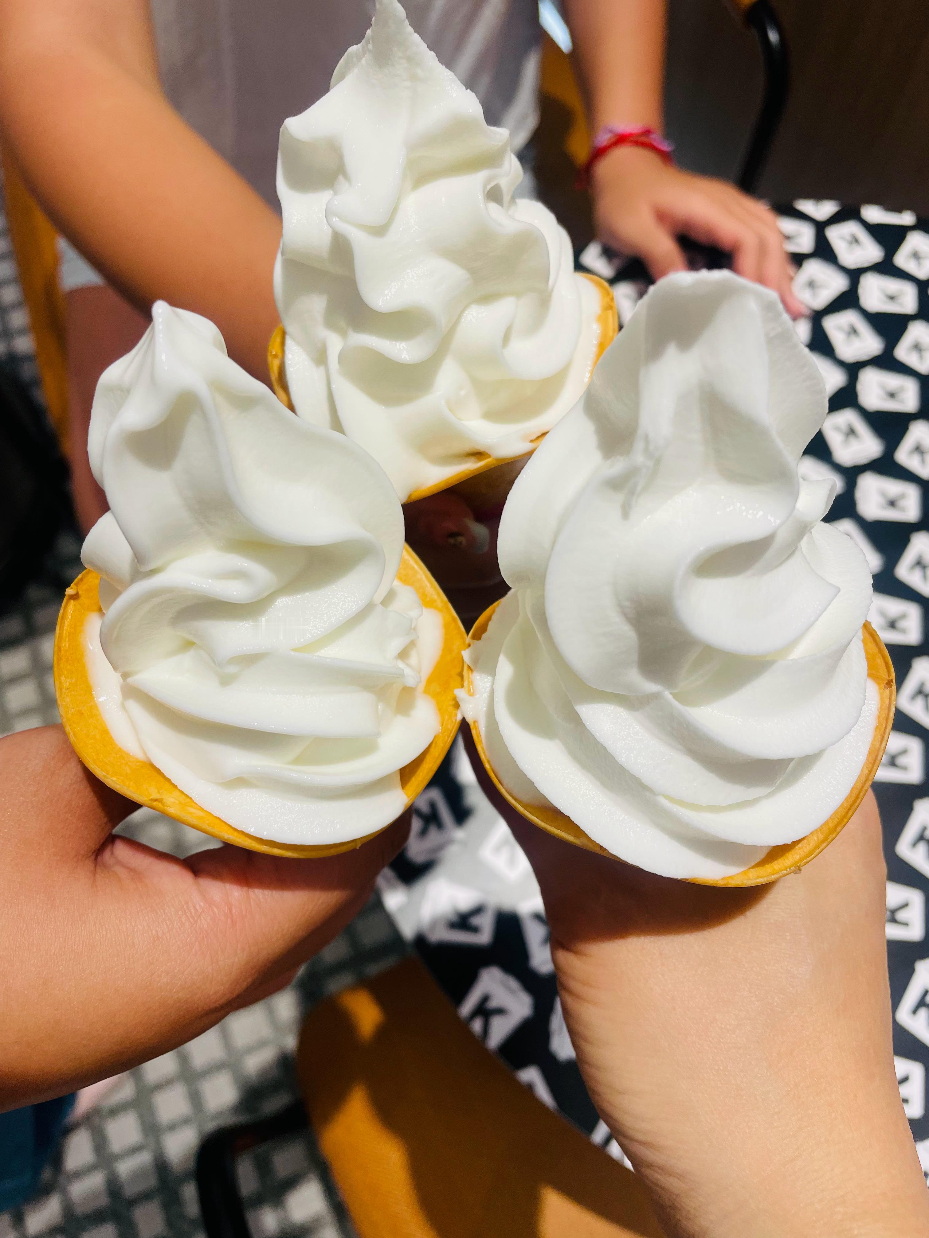 今年夏天是我吃冰淇淋🍦最多的一年 我也不知道怎么了 往年一个夏天吃不到5根 今