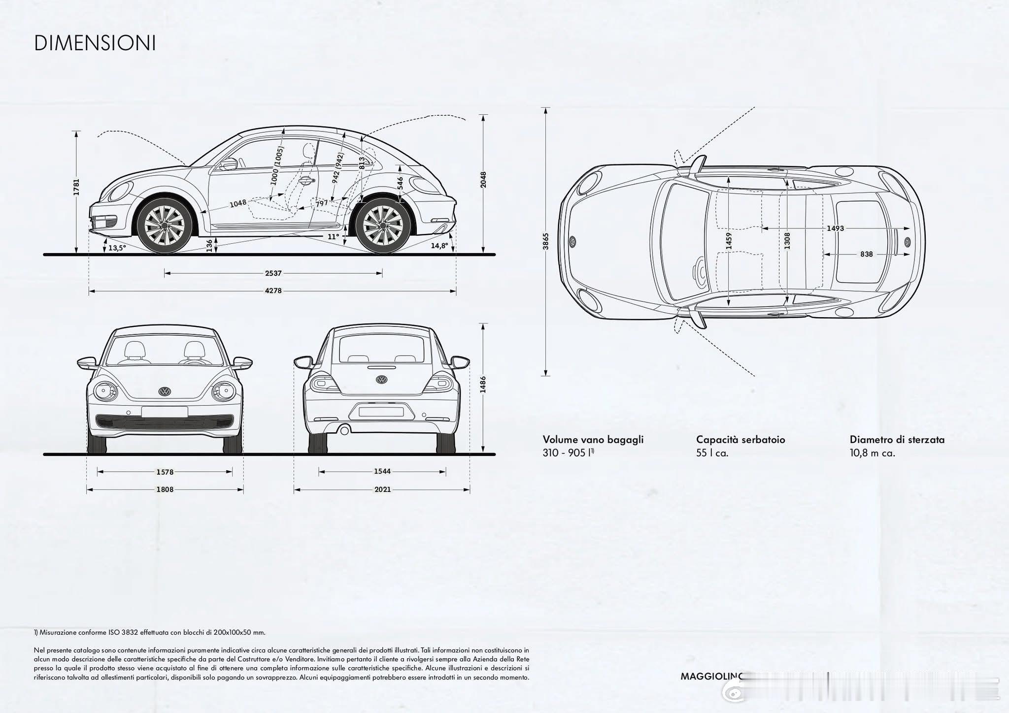 这是大众甲壳虫（意大利市场命名为Maggiolino）的Fender Editi