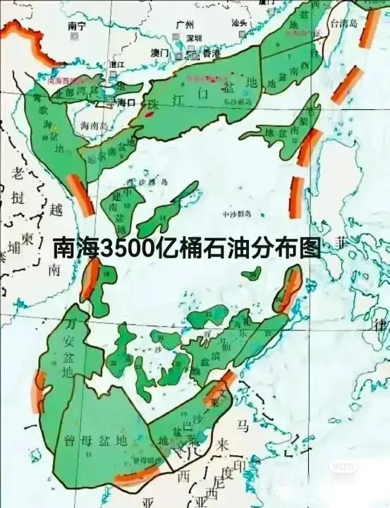 越南、菲律宾为何想霸占我国的南海海域？看看这石油储备量，比整个沙特阿拉伯还多，这