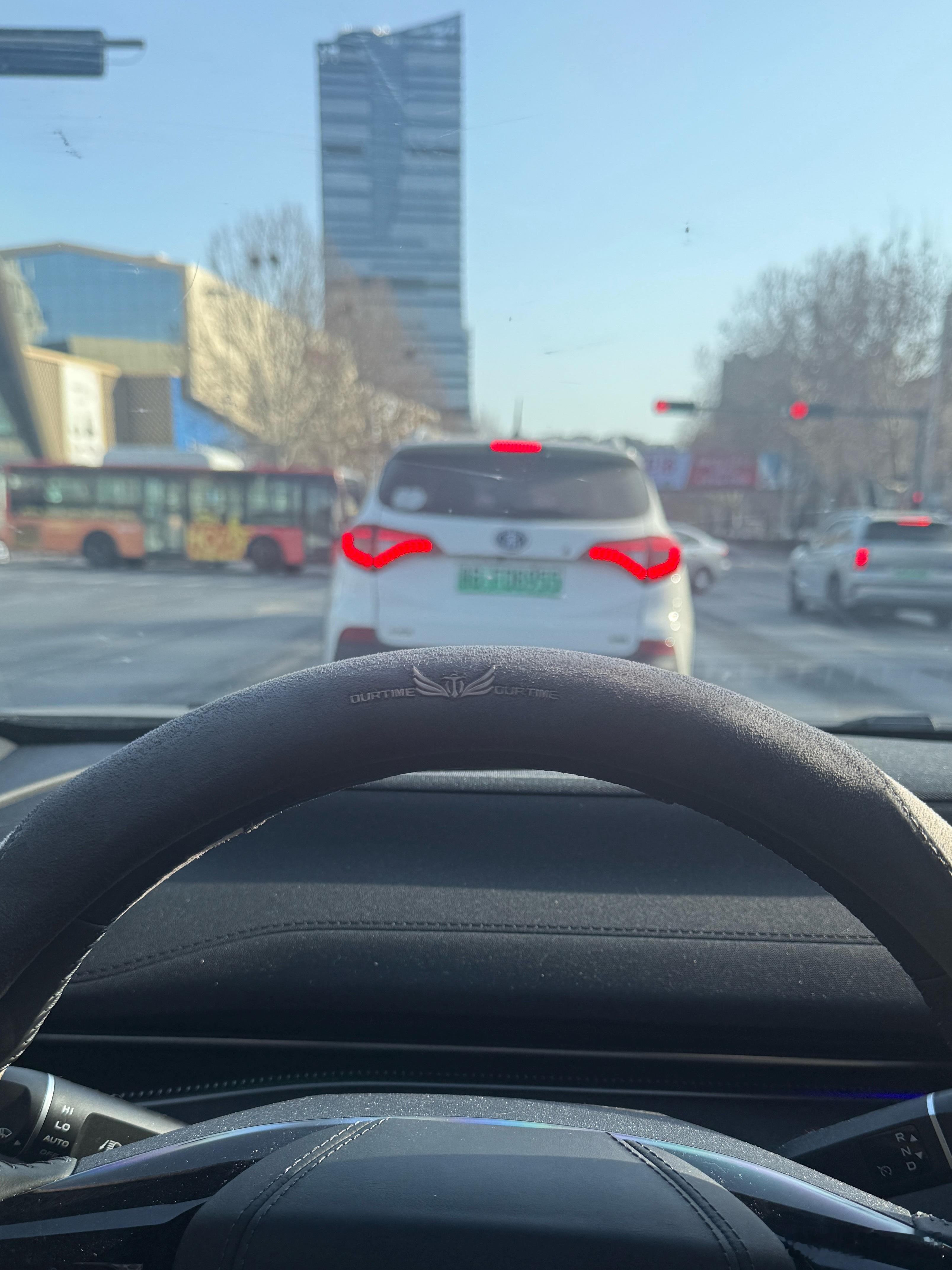 回老家开了几天车，再回青岛感觉开起车来胆子也变大了