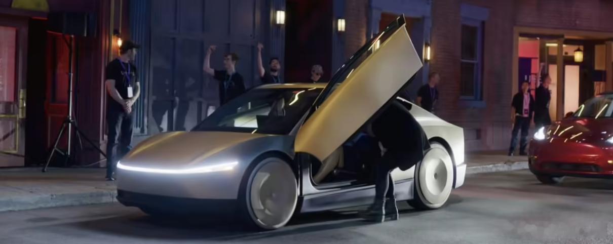 马斯克：明年二季度量产的特斯拉 Cybercab 无方向盘和踏板。相信马斯克的d