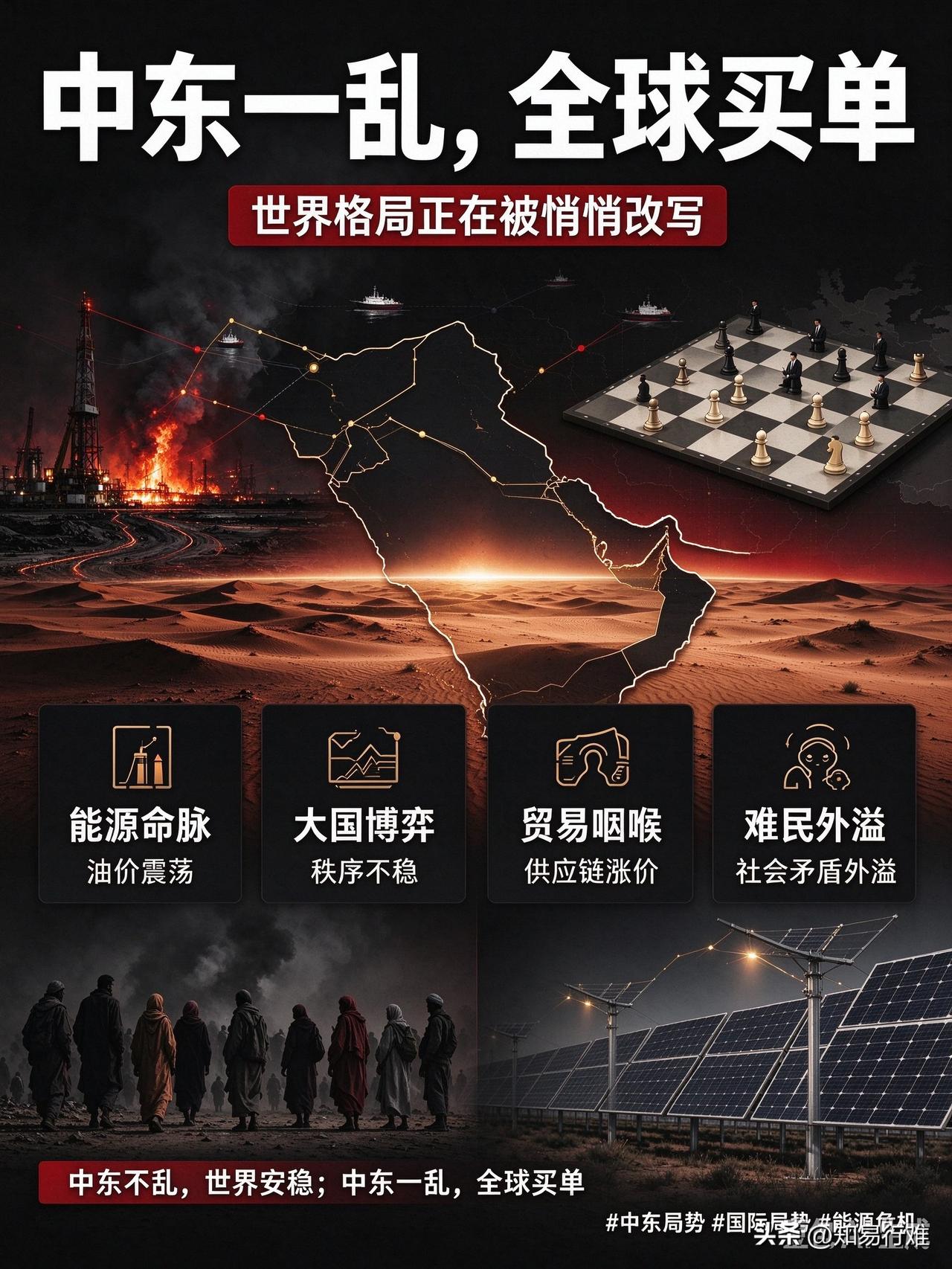 中东长期战乱，正在悄悄改变整个世界格局！普通人也深受影响

很多人觉得：中东打仗