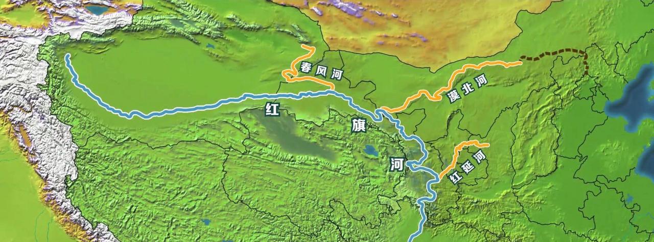 【地图】红旗河设想局部示意图