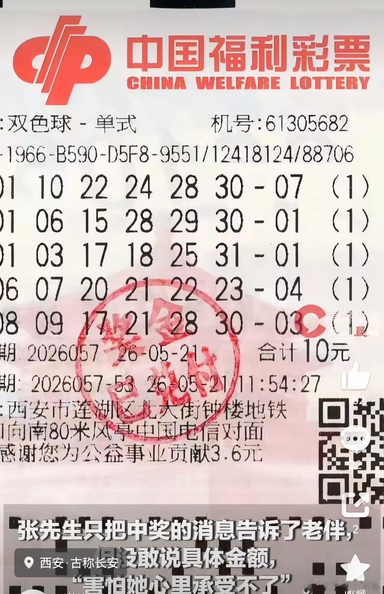 男子中了692万怕儿子躺平没敢告诉每次看到这种热搜就感觉是暗广