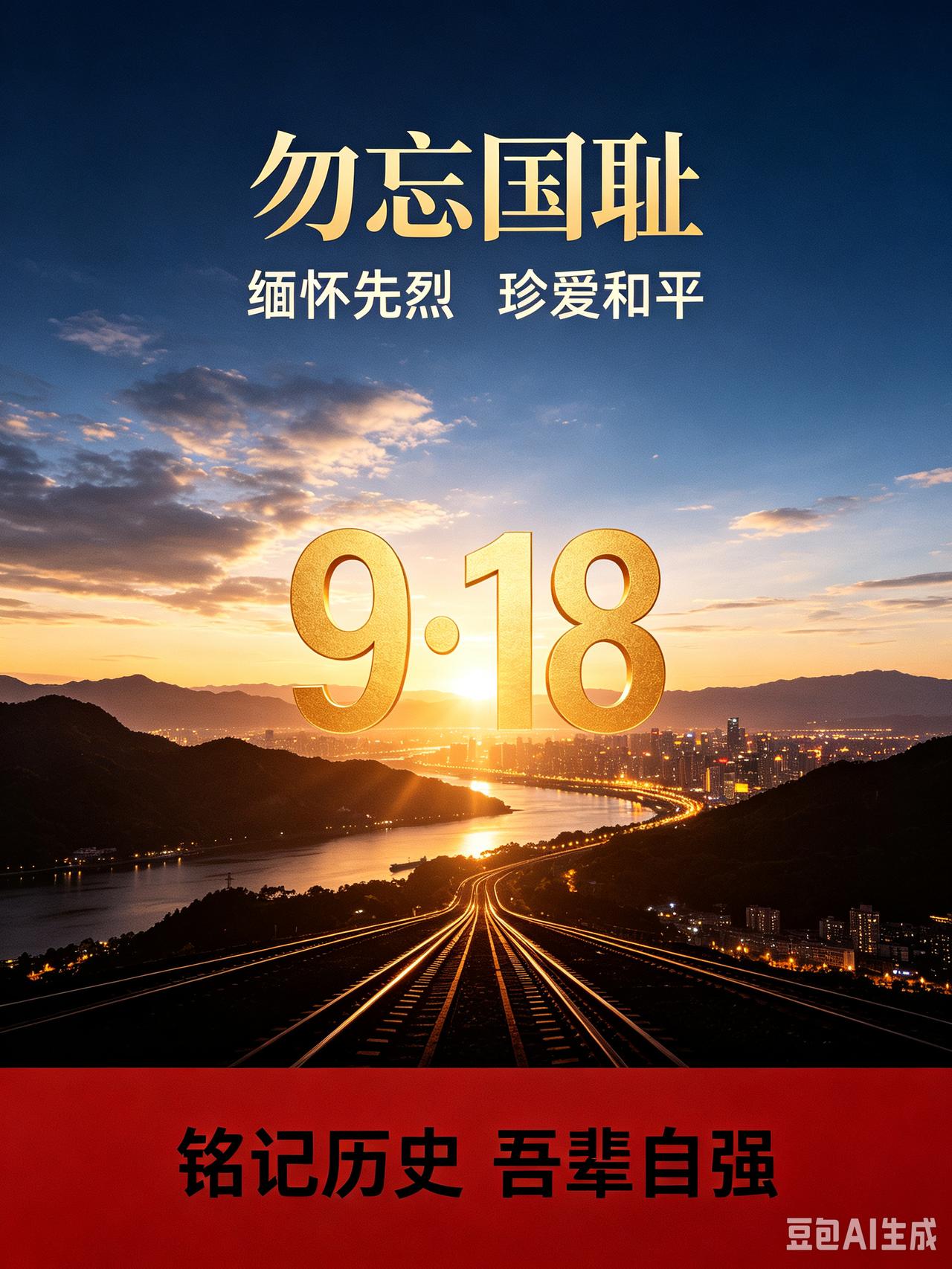 今天，9月18日。
 
城市上空的防空警报如期响彻山河，凄厉绵长，穿透岁月，提醒