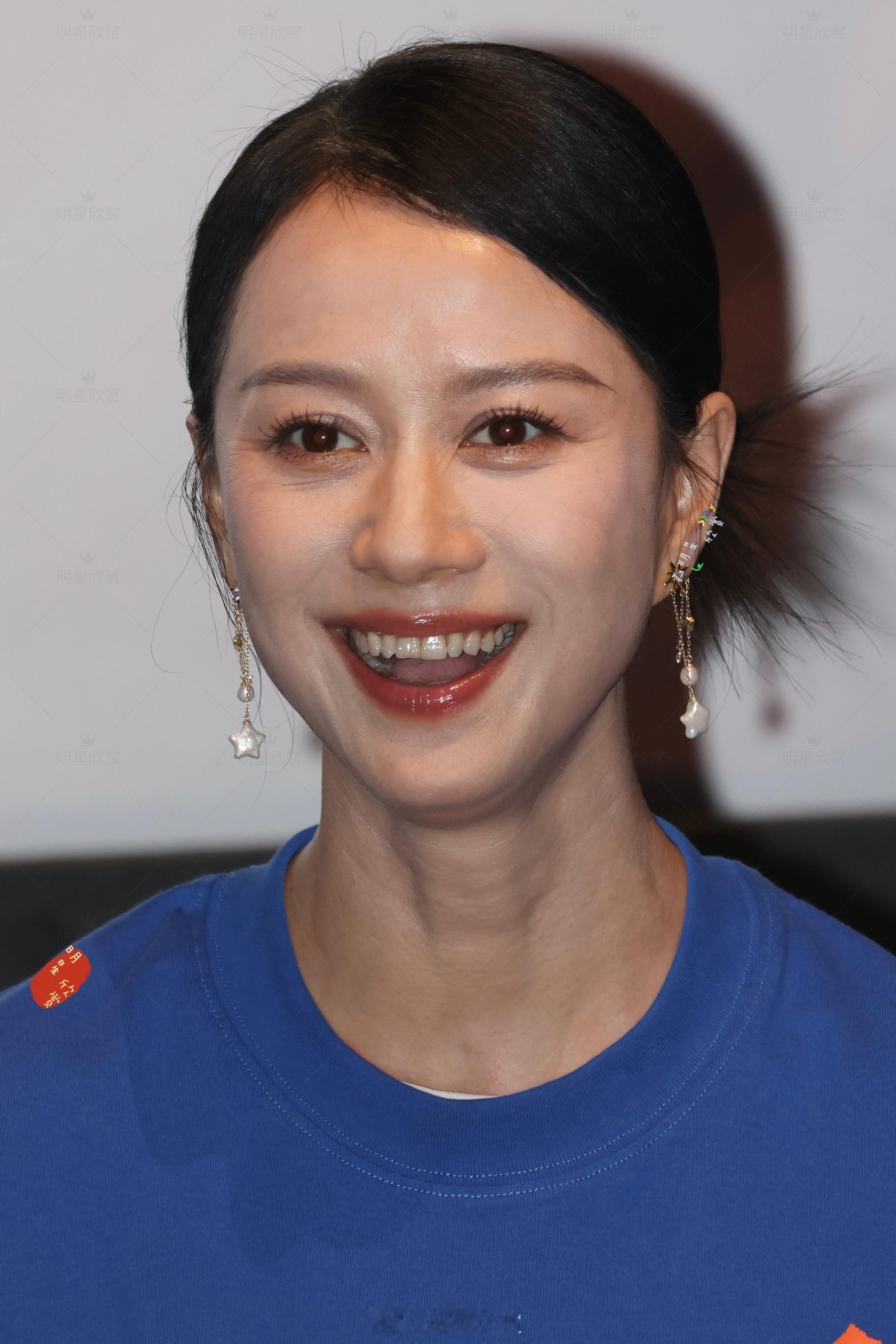 倪虹洁电影燃烧吧爸爸 上海路演生图 ​​​