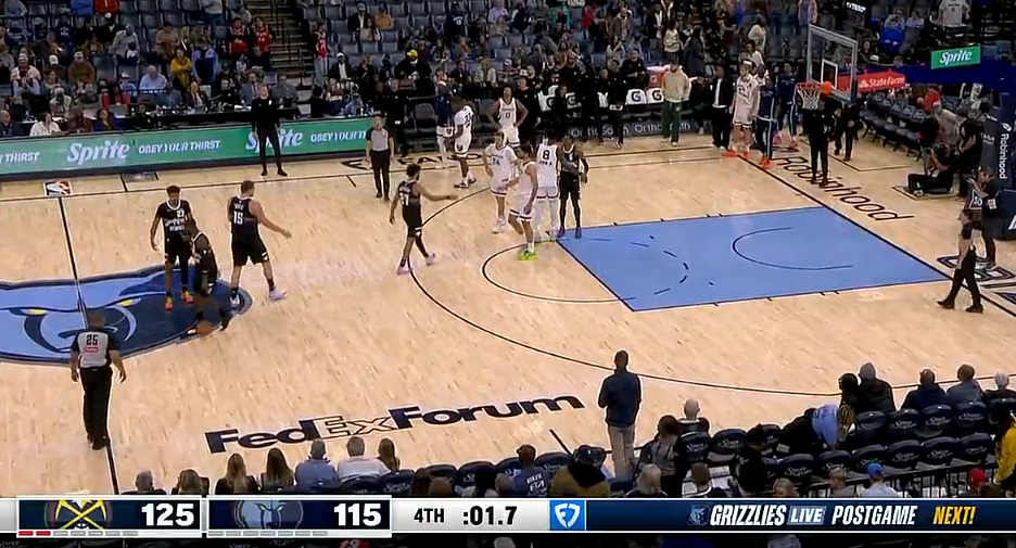 约基奇继续拿三双17分10板16助，穆雷两记关键三分，掘金125-115灰熊，排