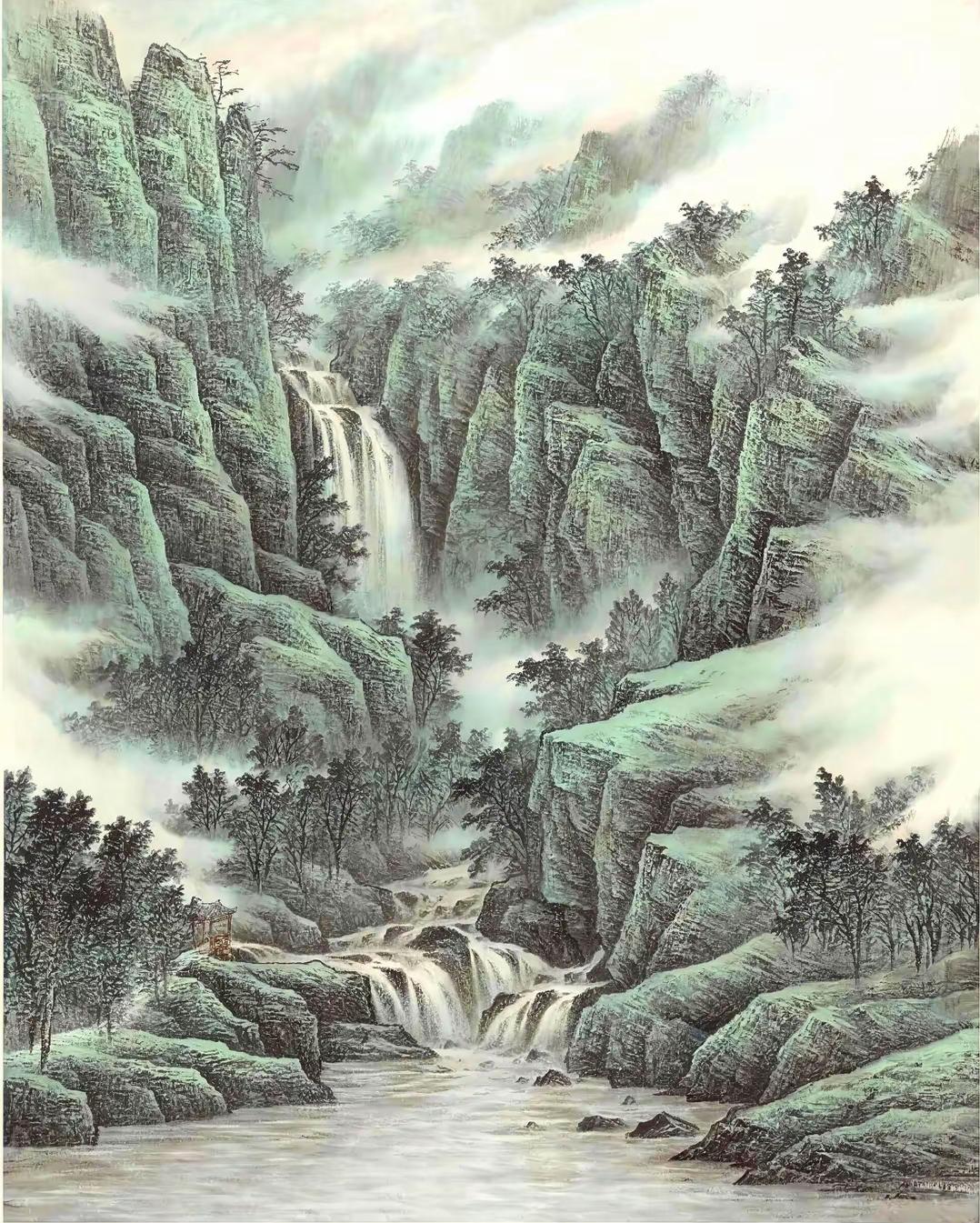 国画艺术 山水画 每日分享