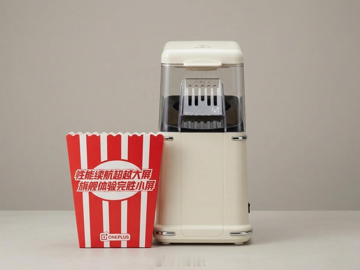 还得是加人会整活，收到了一加15T的邀请函，居然是一台爆米花机，这不以后就实现爆